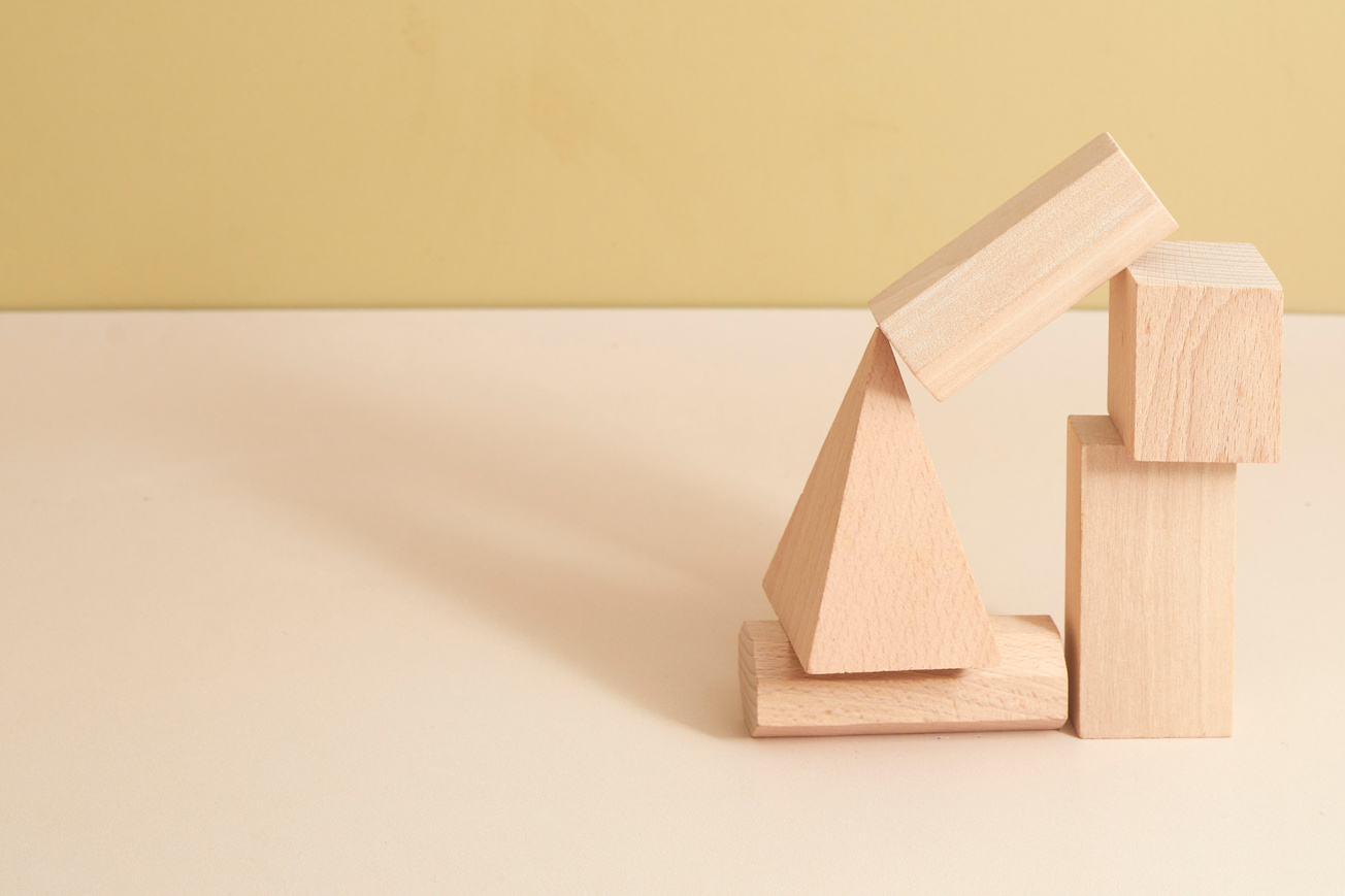 Fractions & 3D Shapes Wooden Geometrical Shapes
